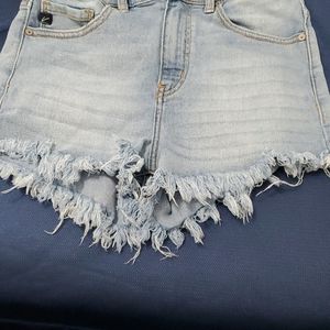 Denim shorts